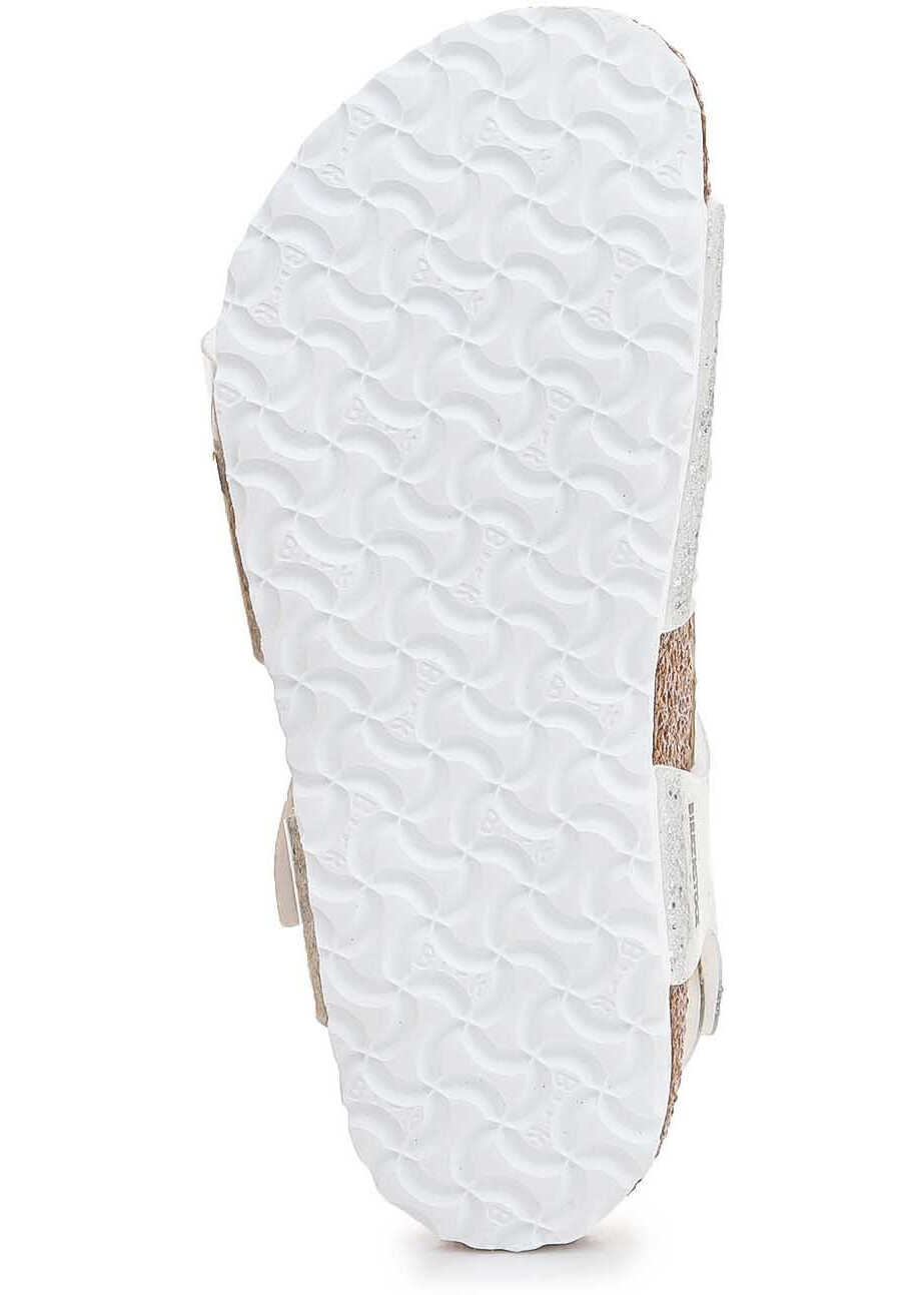 Sandale Birkenstock Sandals Rio Kids Cosmic Sparkle White 1022198 Silver/White Fete (BM 15197749) 7