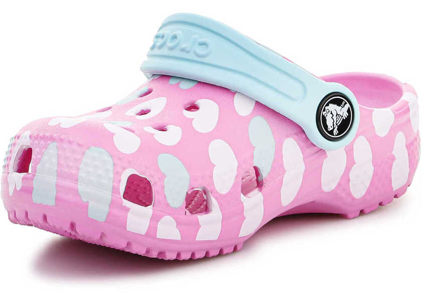 Papuci Crocs Classic Easy Icon Kids Clog T 207592 - 6SX Pink Fete (BM 15197767) 3