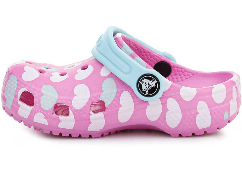 Papuci Crocs Classic Easy Icon Kids Clog T 207592 - 6SX Pink Fete (BM 15197767) 4