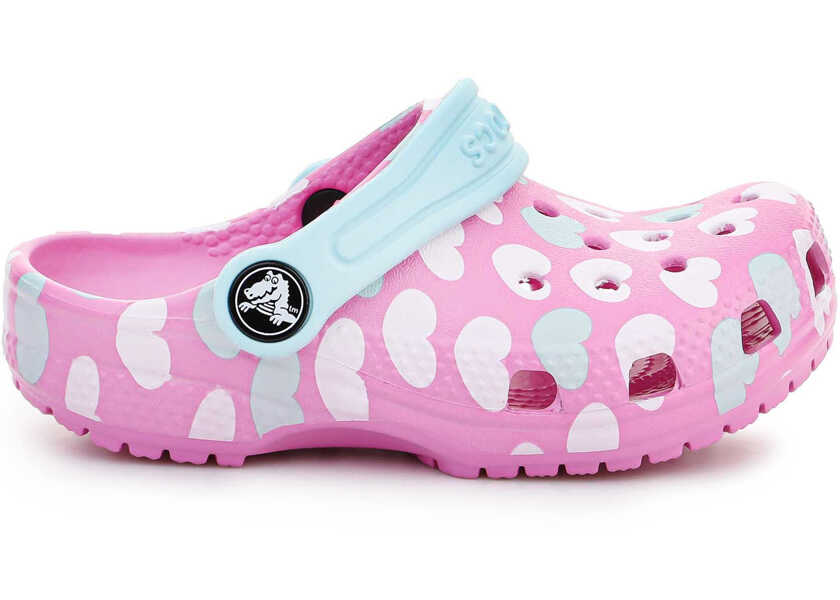 Papuci Crocs Classic Easy Icon Kids Clog T 207592 - 6SX Pink Fete (BM 15197767) 6