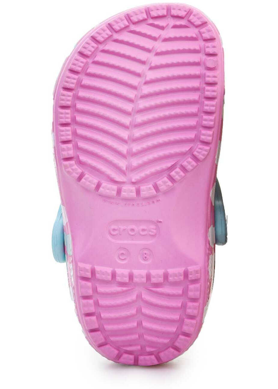 Papuci Crocs Classic Easy Icon Kids Clog T 207592 - 6SX Pink Fete (BM 15197767) 7