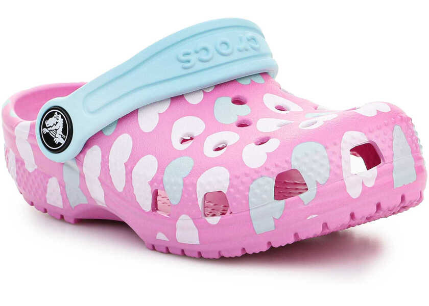 Papuci Crocs Classic Easy Icon Kids Clog T 207592 - 6SX Pink Fete (BM 15197767) 1