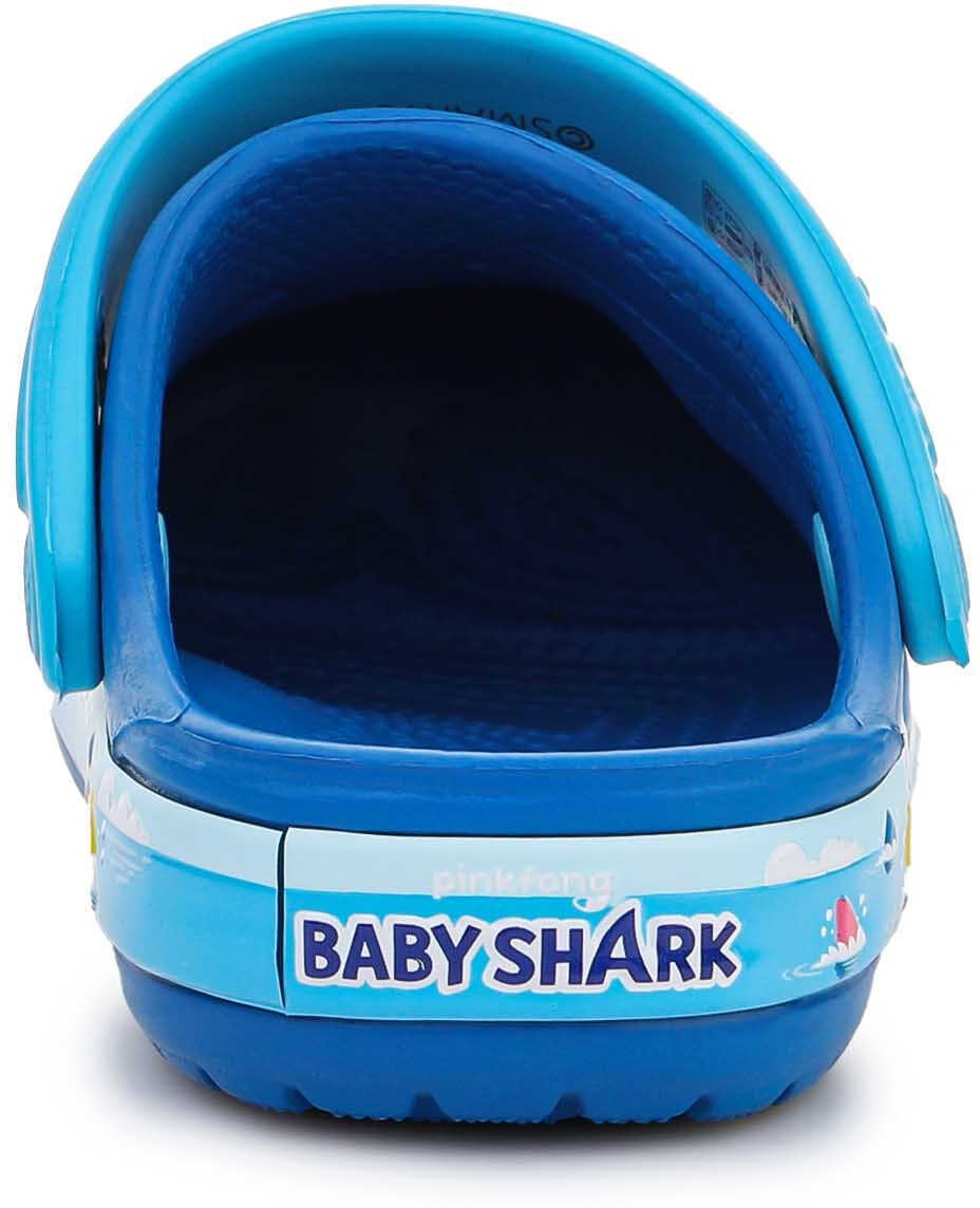 Papuci Crocs FL Babyshark Band Clog T 207066 - 4JL Blue Baieti (BM 15197773) 5