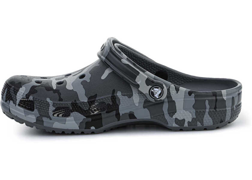 Saboti Crocs Classic Printed Camo Clog Grey Barbati (BM 15197794) 4