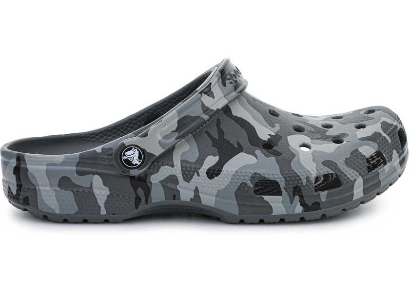 Saboti Crocs Classic Printed Camo Clog Grey Barbati (BM 15197794) 6