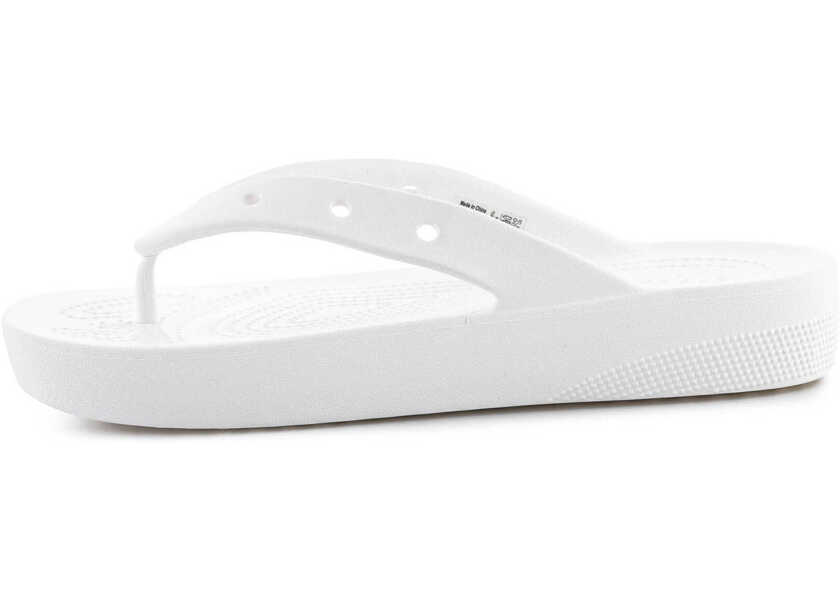 Slapi Crocs Classic Platform Flip W White 207714 - 100 White Femei (BM 15197800) 4