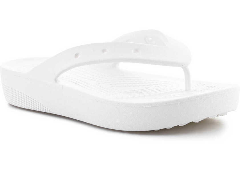 Slapi Crocs Classic Platform Flip W White 207714 - 100 White Femei (BM 15197800) 1