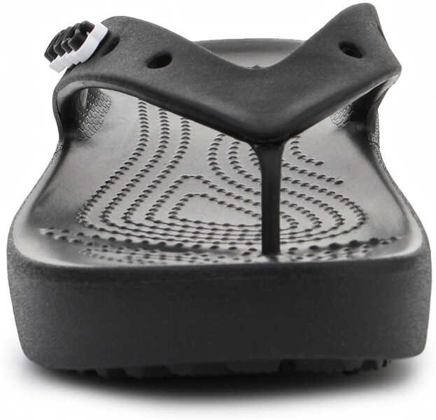 Slapi Crocs Classic Platform Flip W 207714 - 001 Black Femei (BM 15197806) 2