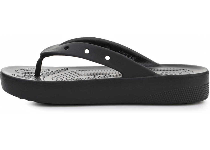 Slapi Crocs Classic Platform Flip W 207714 - 001 Black Femei (BM 15197806) 4