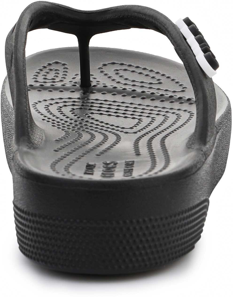 Slapi Crocs Classic Platform Flip W 207714 - 001 Black Femei (BM 15197806) 5