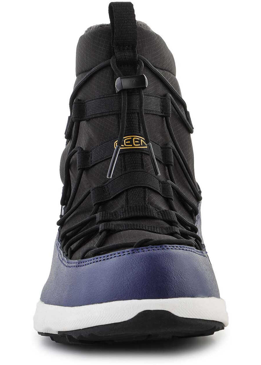 Incaltaminte trekking Keen Uneek Snk Chukka Wp Black/Blue depths Black/Navy Barbati (BM 15198010) 3