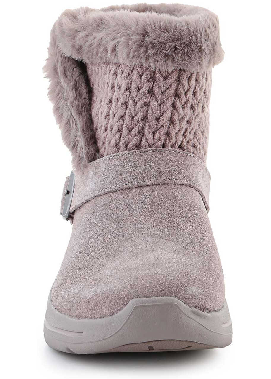Cizme de iarna SKECHERS Go Walk Arch Fit Boot True Embrace 144422 - DKTP Pink Femei (BM 15198040) 3