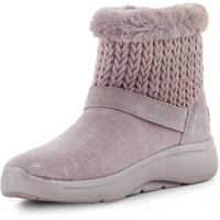 Cizme de iarna Dama - Cizme de iarna SKECHERS Go Walk Arch Fit Boot True Embrace 144422 - DKTP Pink Femei (BM 15198040) - B-mall.ro