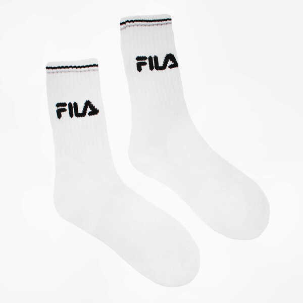 Sosete Fila SOCKS XS11FEU026 WHITE 3 PAIRS White/Black Barbati (BM 15198067) 1