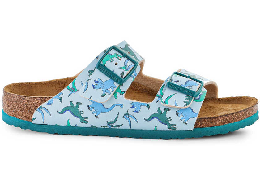 Slapi Birkenstock Arizona Kids BS Big Dino Light Blue 1024342 N/A Baieti (BM 15198097) 6