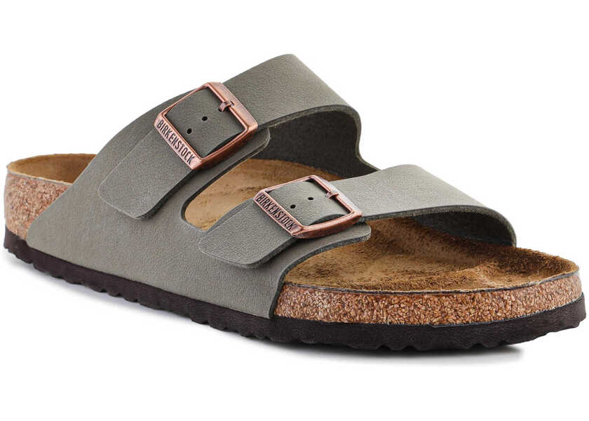 Saboti Birkenstock Arizona Stone 0151211 Green/Khaki Barbati (BM 15198133) 1