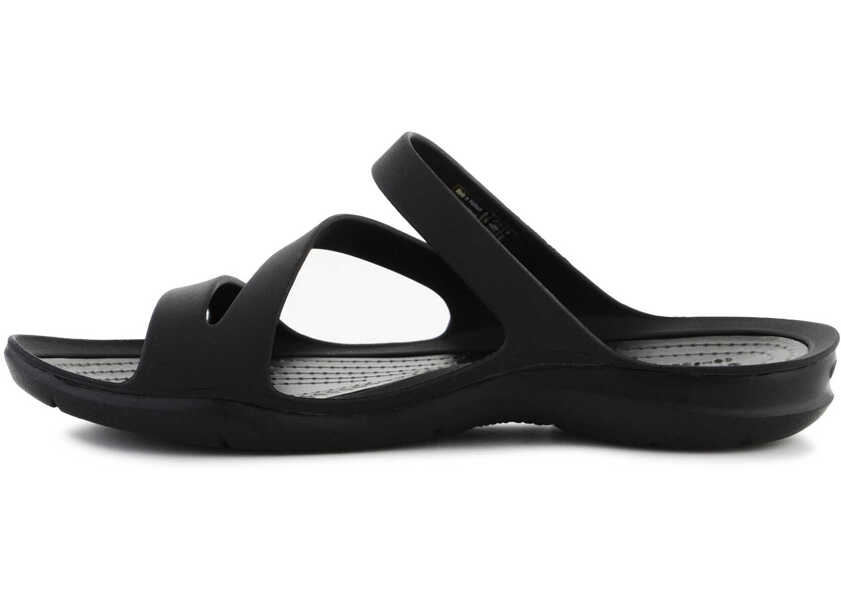 Slapi Crocs Swiftwater Sandal W Black / Black 203998 - 060 Black Femei (BM 15198220) 4