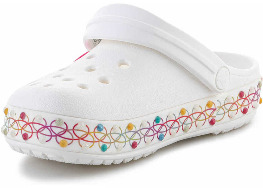 Papuci Crocs Crocband Stretch Necklace CTG White/Multicolor Fete (BM 15198232) 3