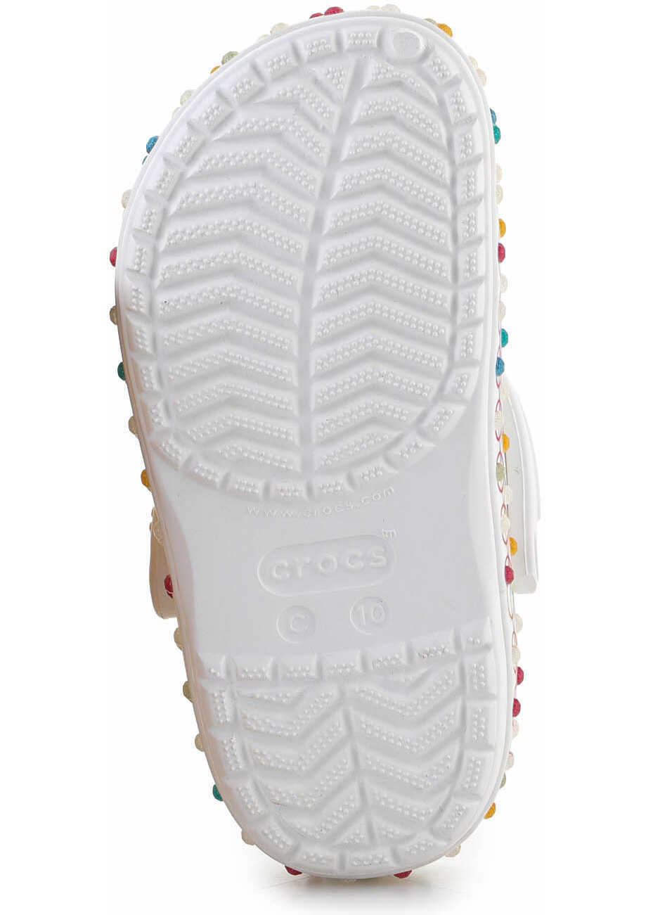 Papuci Crocs Crocband Stretch Necklace CTG White/Multicolor Fete (BM 15198232) 7