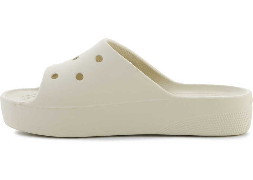 Slapi Crocs Classic Platform Slide 208180 - 2Y2 Beige Femei (BM 15198238) 6