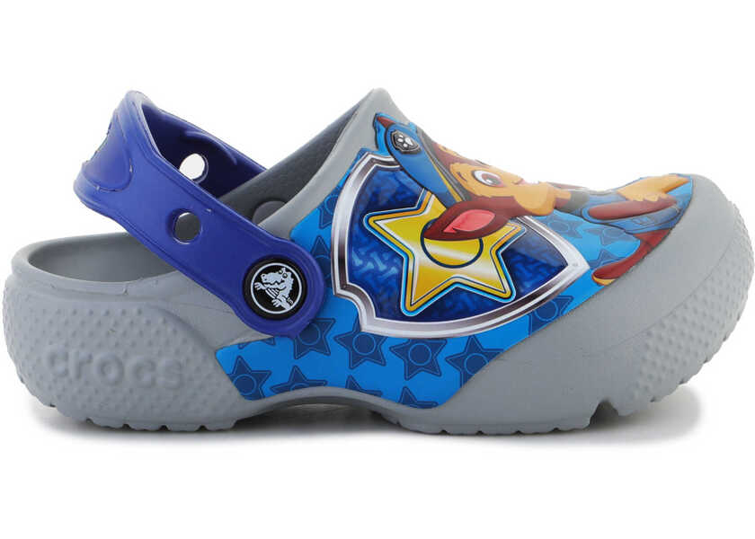 Slapi Crocs FL Paw Patrol Patch CG T 207487 - 007 Grey/Multicolor Baieti (BM 15198241) 6