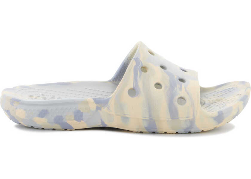 Slapi Crocs Classic Marbled Slide K 208293 - 1FS Grey/Beige Baieti (BM 15198253) 4
