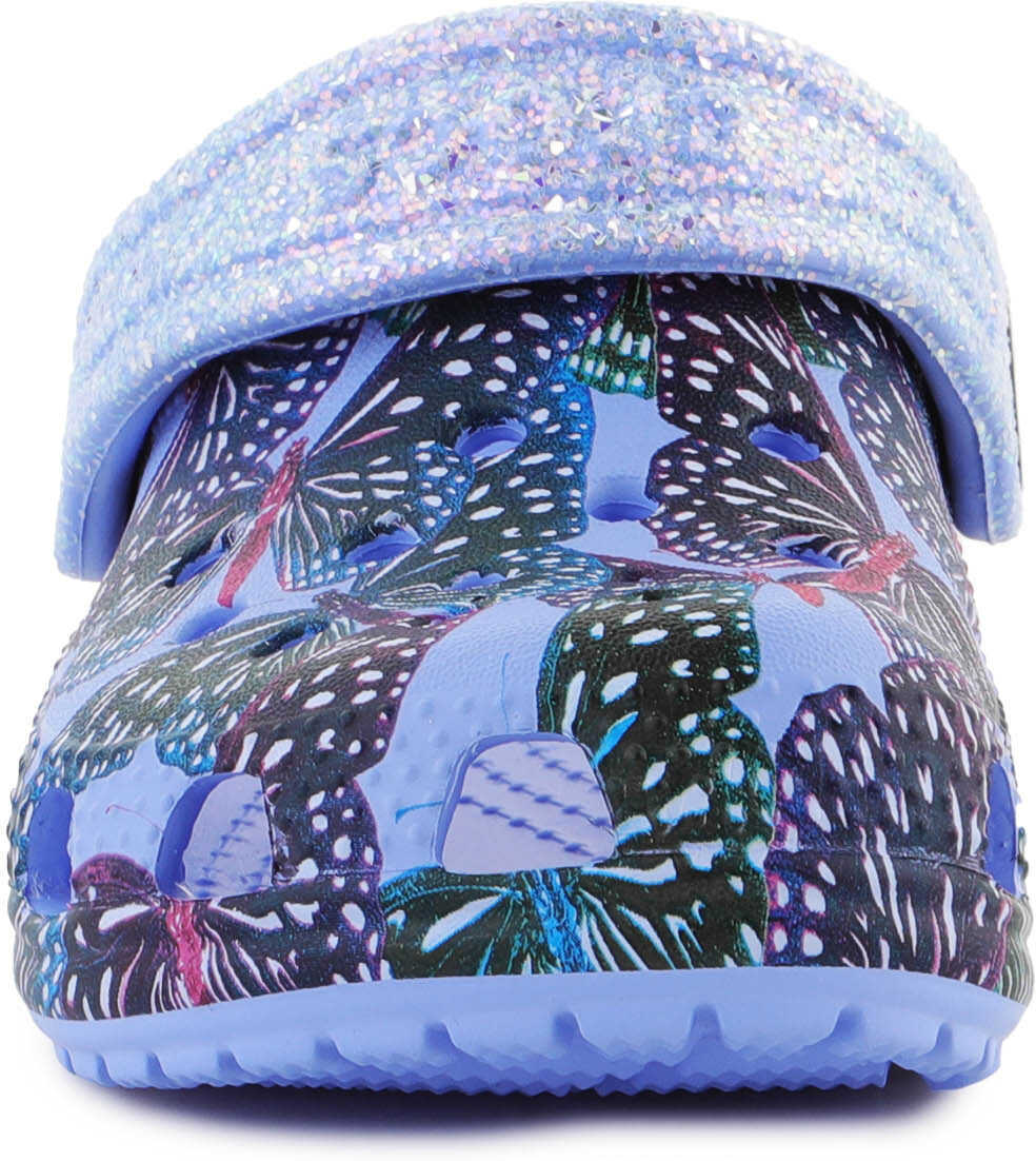 Papuci Crocs Classic Butterfly Clog T Moon Jelly / Multi 208300 - 5Q7 Purple Fete (BM 15198301) 2