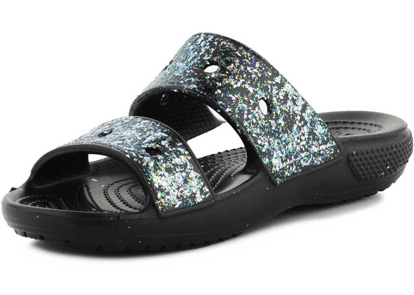 Sandale Crocs CLASSIC GLITTER SANDAL KIDS MULTI Black Fete (BM 15198307) 3