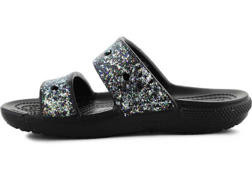 Sandale Crocs CLASSIC GLITTER SANDAL KIDS MULTI Black Fete (BM 15198307) 4