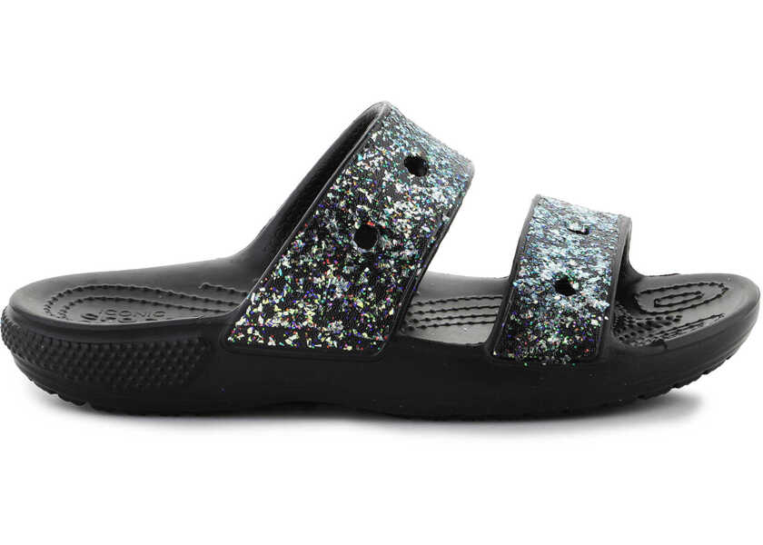 Sandale Crocs CLASSIC GLITTER SANDAL KIDS MULTI Black Fete (BM 15198307) 6