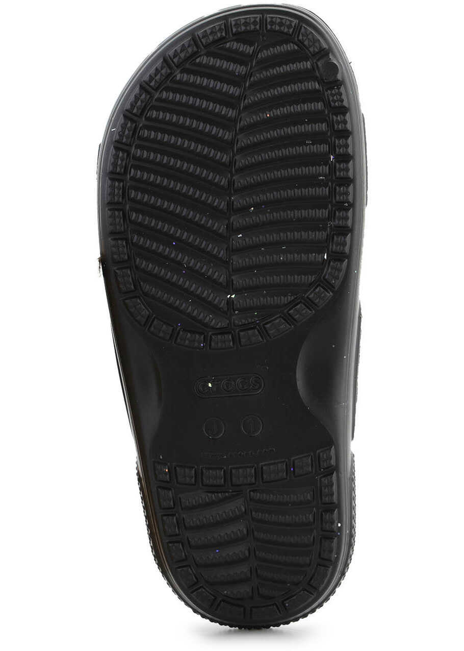 Sandale Crocs CLASSIC GLITTER SANDAL KIDS MULTI Black Fete (BM 15198307) 7