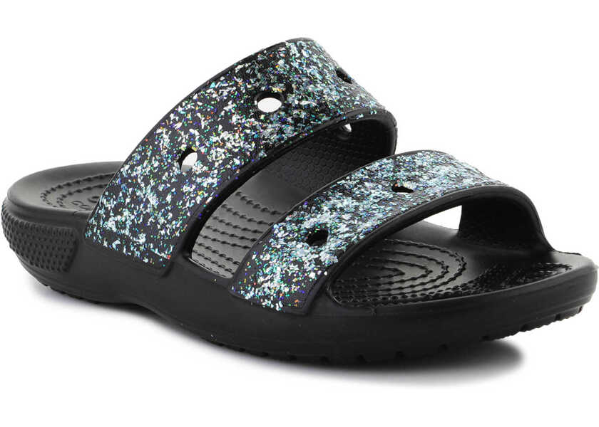 Sandale Crocs CLASSIC GLITTER SANDAL KIDS MULTI Black Fete (BM 15198307) 1