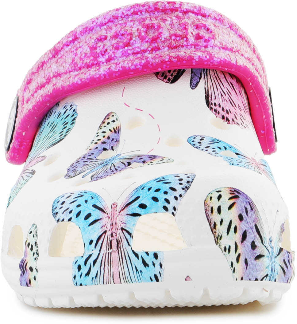 Papuci Crocs Classic Butterfly Clog T White / Multi 208300 - 94S White Fete (BM 15198313) 2