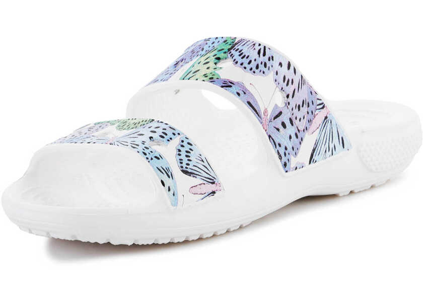 Papuci Crocs Classic Butterfly Sndl K White / Multi 208299 - 94S White/Blue Fete (BM 15198316) 3