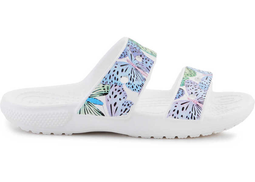 Papuci Crocs Classic Butterfly Sndl K White / Multi 208299 - 94S White/Blue Fete (BM 15198316) 6