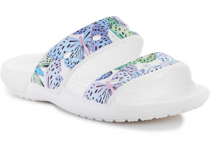 Papuci Crocs Classic Butterfly Sndl K White / Multi 208299 - 94S White/Blue Fete (BM 15198316) 1