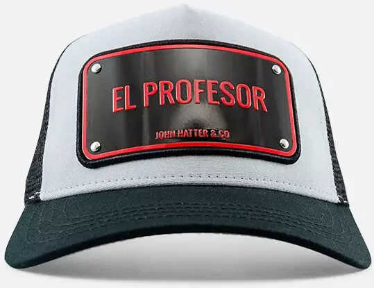 Sepci JOHN HATTER & CO EL PROFESOR WHITE/BLACK Black/White Barbati (BM 15198394) 2