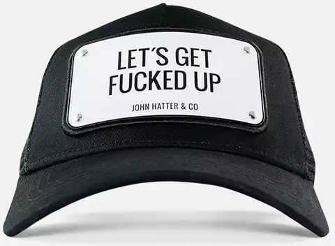 Sepci JOHN HATTER & CO LETS GET FUCKED UP Black/White Barbati (BM 15198409) 2