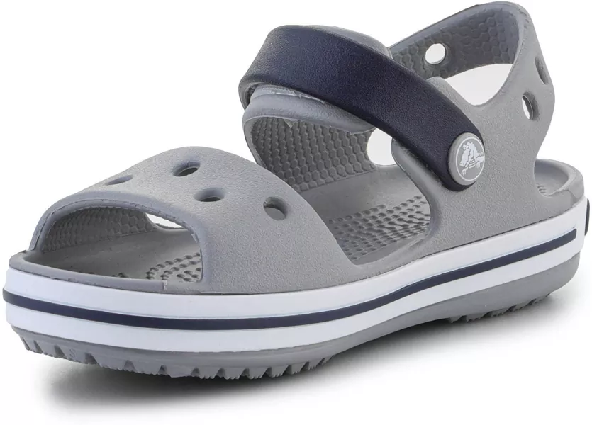 Papuci Crocs CROCBAND SANDAL KIDS Grey/Navy Fete (BM 15198463) 3