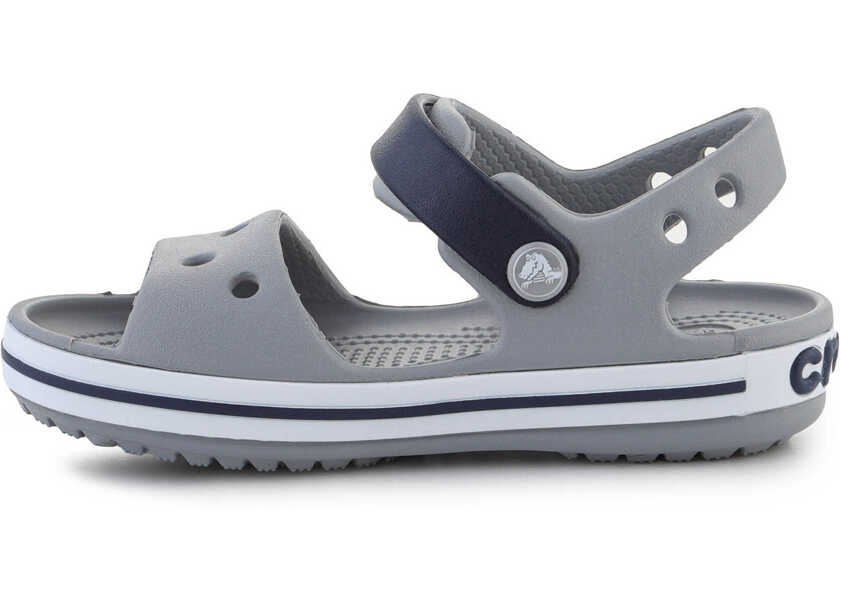 Papuci Crocs CROCBAND SANDAL KIDS Grey/Navy Fete (BM 15198463) 4