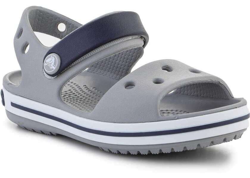 Papuci Crocs CROCBAND SANDAL KIDS Grey/Navy Fete (BM 15198463) 1