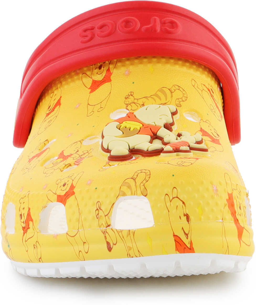 Sandale Crocs Classic Disney Winnie THE POOH CLOG Yellow/Red Baieti (BM 15198508) 2