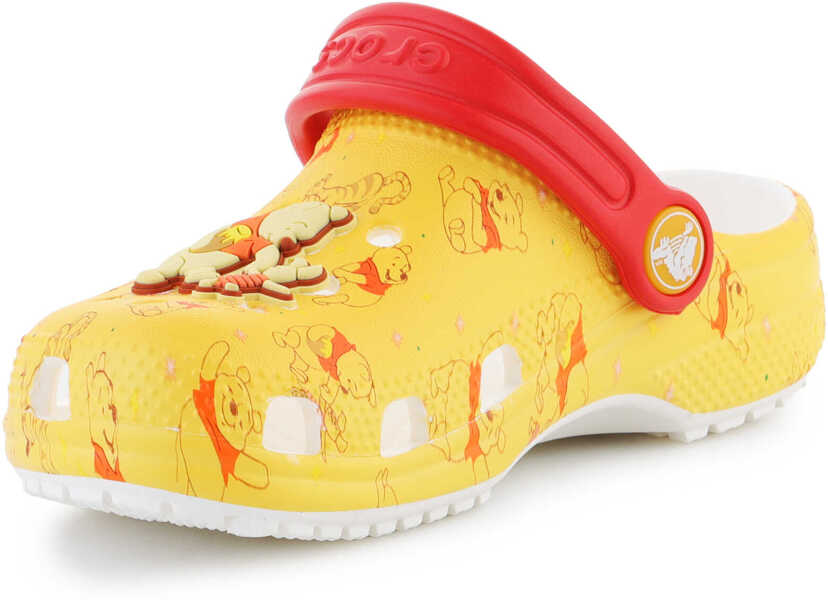 Sandale Crocs Classic Disney Winnie THE POOH CLOG Yellow/Red Baieti (BM 15198508) 3