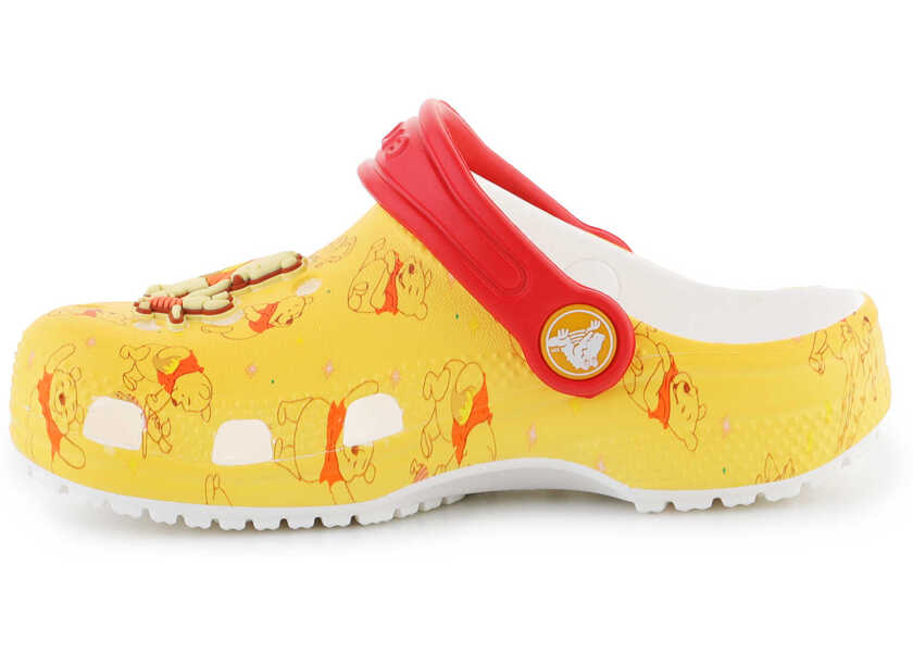 Sandale Crocs Classic Disney Winnie THE POOH CLOG Yellow/Red Baieti (BM 15198508) 4