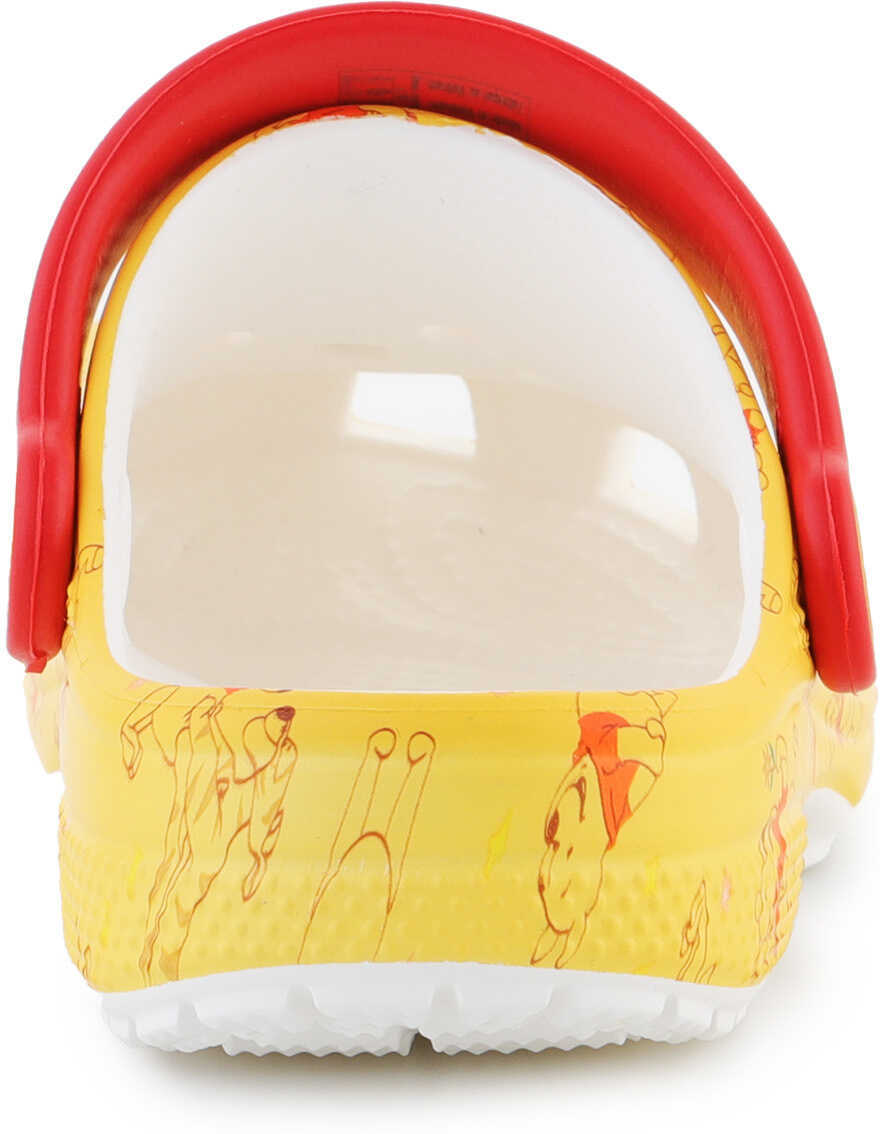 Sandale Crocs Classic Disney Winnie THE POOH CLOG Yellow/Red Baieti (BM 15198508) 5