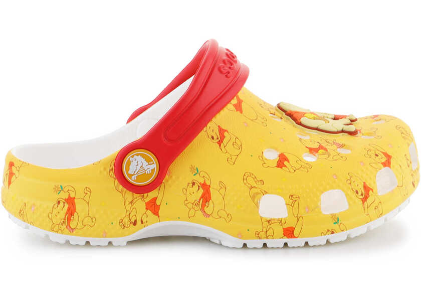Sandale Crocs Classic Disney Winnie THE POOH CLOG Yellow/Red Baieti (BM 15198508) 6