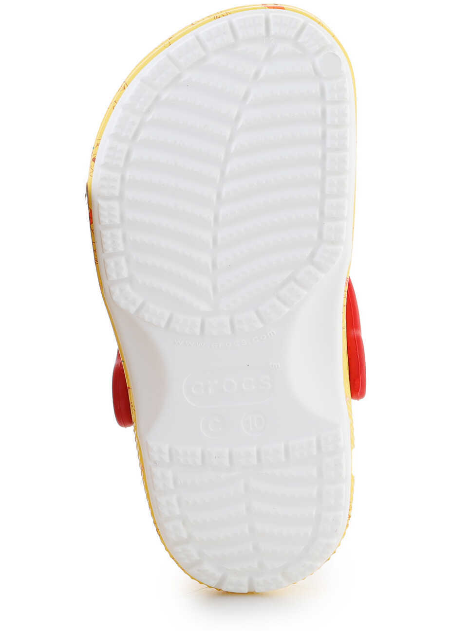 Sandale Crocs Classic Disney Winnie THE POOH CLOG Yellow/Red Baieti (BM 15198508) 7