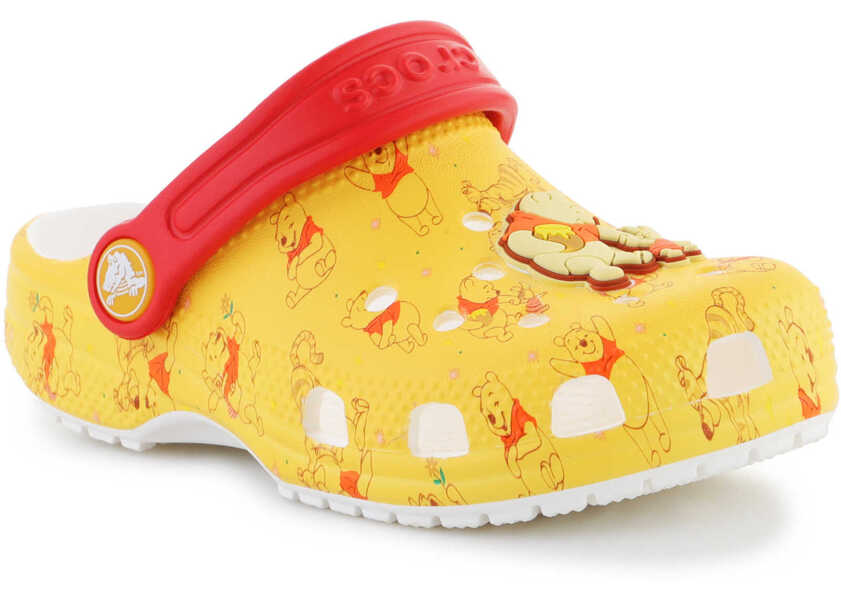 Sandale Crocs Classic Disney Winnie THE POOH CLOG Yellow/Red Baieti (BM 15198508) 1
