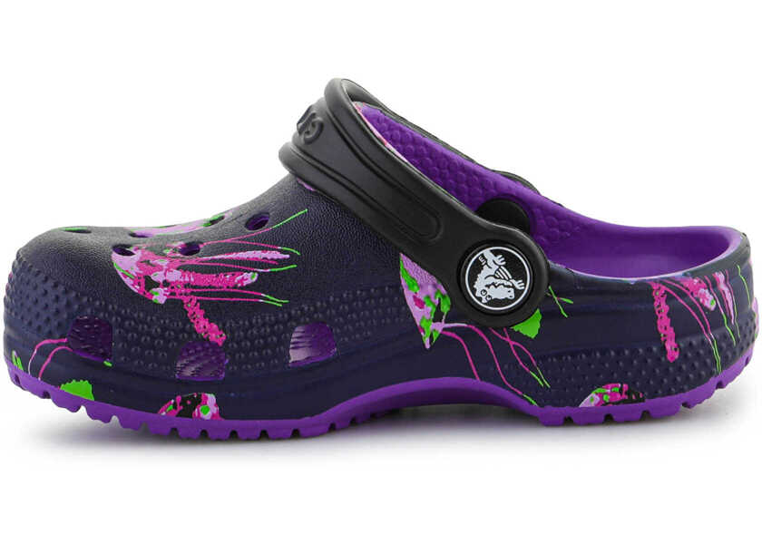 Papuci Crocs KIDS slippers Classic Meta Scape Clog T 208456 - 573 Multicolor/Purple Fete (BM 15198553) 4