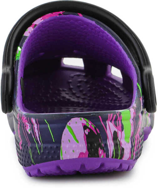 Papuci Crocs KIDS slippers Classic Meta Scape Clog T 208456 - 573 Multicolor/Purple Fete (BM 15198553) 5
